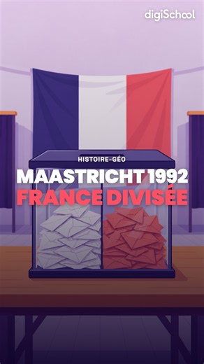 Référendum de Maastricht 1992 | Bac Histoire-Géo Terminale