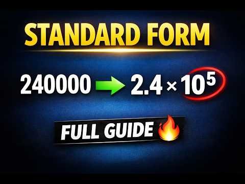 Standard Form FULL Lesson (GCSE Maths) | Convert, Calculate & Real Exam Questions”/Maths With Mr. JN