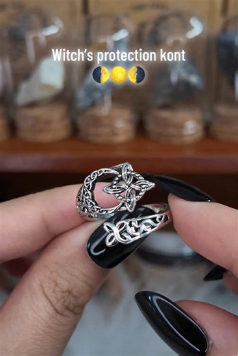 Witch’s protection kont 🧙‍♀️#witchknot #925silverjewelry #giftdeas #charm #protection