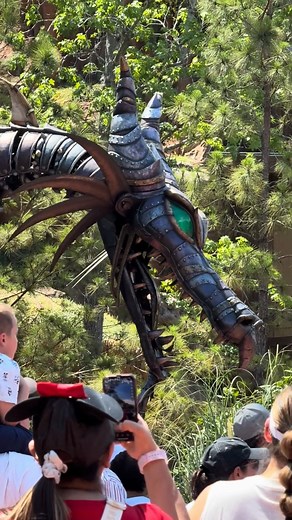 🐲🔥 Maleficent and Tiana, together at last?! 👑✨ Okay, maybe not together together, but the newly revealed Tiana's Bayou Adventure makes a stunning backdrop for the fire-breathing dragon queen during the Festival of Fantasy Parade! 🤩 This unexpected Disney duo is pure magic. ✨ Who else is excited for Tiana's Bayou Adventure to open? 🙋‍♀️ #MagicKingdom #FestivalOfFantasy #MaleficentDragon #DisneyWorld #DisneyParks #TianasBayouAdventure #FireBreathingDragon #DisneyMagic | Chip and Company