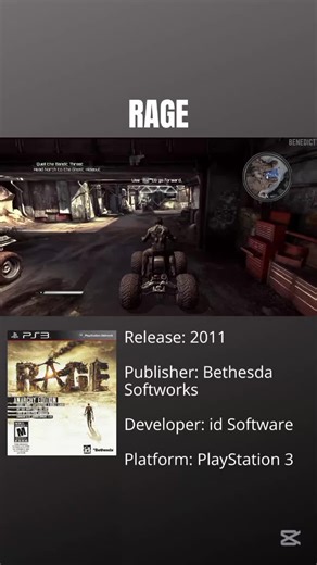 Rage Gameplay on PlayStation 3 – Epic Chase Action