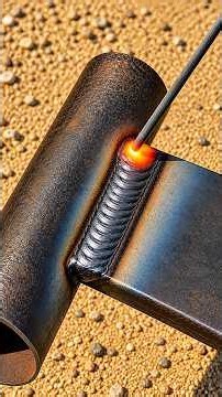 Not every welder can weld square tube to steel plate #welding #stickwelding #welder