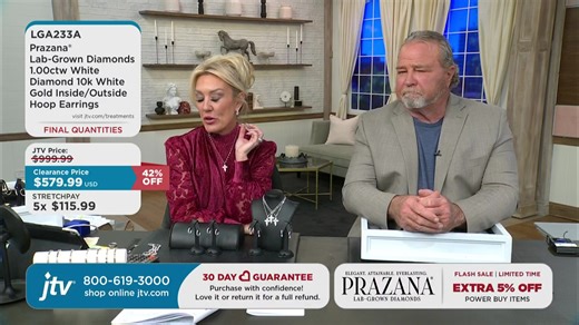 https://bit.ly/3JHNaX8 Stand out in Prazana Lab-Grown Diamonds, the ultimate fusion of beauty & science. Set in luxurious 14k yellow, white or rose gold, Prazana diamonds have the same optical, physical & chemical properties as mined diamonds. https://bit.ly/4pmI2qD | JTV Live
