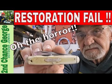 Colonial Scout Knife Restoration | Biggest Mistake Yet