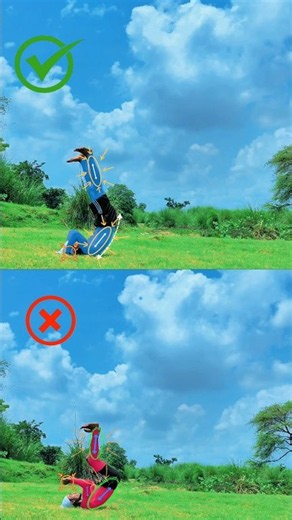 Kick Up Flip: WRONG vs RIGHT 🤯 | Learn the Difference#KickUpFlip #WrongVsRight #FlipTutorial #Gymnas
