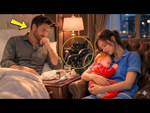 Sparaliżowany milioner już nigdy się nie uśmiechał… aż zobaczył wyczerpaną służącą śpiącą obok niego