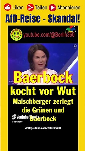 #Maischberger #Grünen #Baerbock #Flugverkehrskonzept #Flugverkehr #Kurzstrecken #bahn #schiene