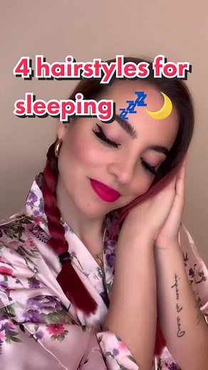 4 Hairstyles for Sleeping | Protect Your Hair While You Rest