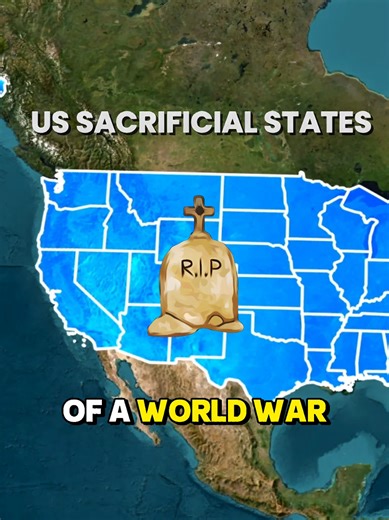 5 states the US would sacrifice in WW3? Colorado, Wyoming, Nebraska, Montana, North Dakota—packed with ICBM silos to bait Russia! Cold War genius or madness? 👀 #nuclearwar #coldwar #WorldWar3 #usmilitary #geopolitics