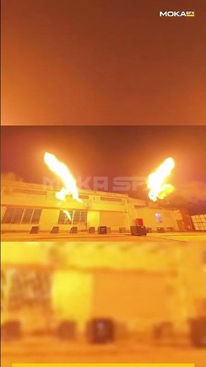 PF-1800 Outdoor DMX Wave Flame Machine | Powerful 8–10m Fire FX for Concerts & Festivals