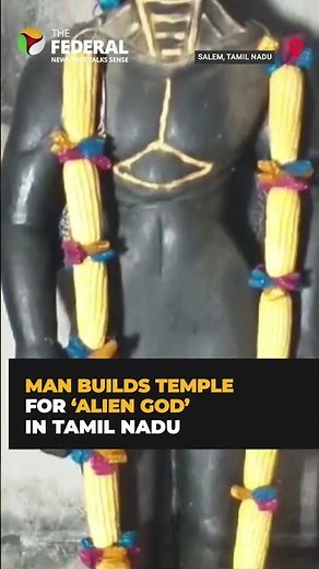 Tamil Nadu man builds temple for alien god
