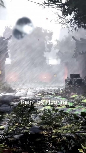 Relaxing Rain Scene in Roblox for ASMR