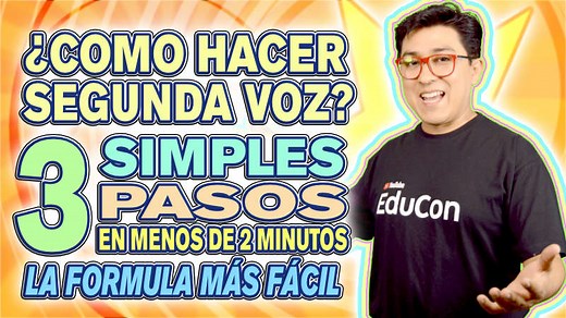 ᐅ Cómo hacer SEGUNDA VOZ Tutorial en 3 sencillos pasos | Teoría Fácil