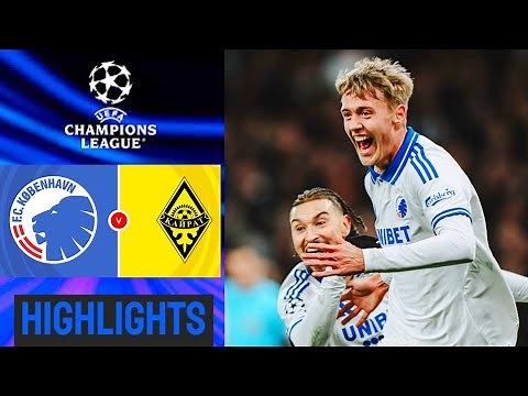 FC København vs Kairat Almaty (3-2) Highlights | UEFA Champions League 2025 | Copenhagen - Kairat