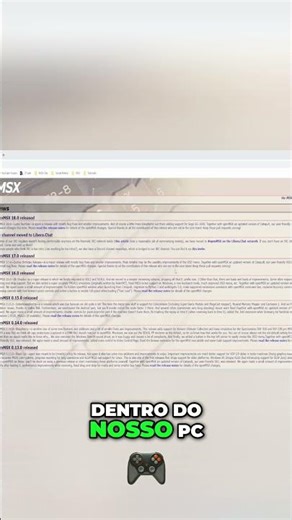 Instalação OpenMSX: Ambiente Profissional MSX no PC #shorts