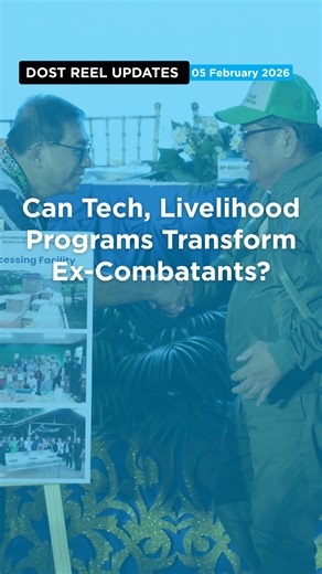 DOST on Instagram: "WATCH: Former MILF Combatants in the six MILF camps in MIndanao received different science-based livelihood interventions fostering self-reliance and economic resilience. Through various science and technology interventions on practical training in food processing, smart aquaculture, and sustainable agriculture, recipients can now live a peaceful and productive life as part of the national government’s reintegration program. The project is led by DOST Region 12 in collaborati