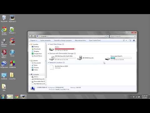 How to Copy & Paste or Drag a Video to a Flash Drive : Data Organization & Computer Skills