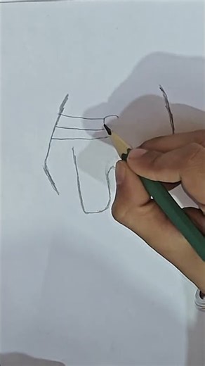 How to draw a shiva. step by step. easy and simple drawing with pencil for kids.