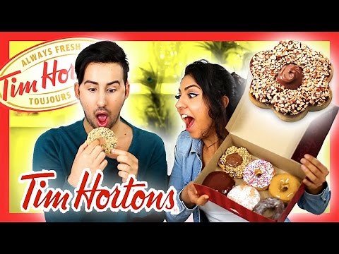 Tim Hortons Donuts Taste Test!