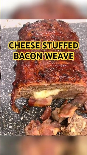 Smoked Bacon Wrapped Meatloaf With Gooey Cheese Center 🔥