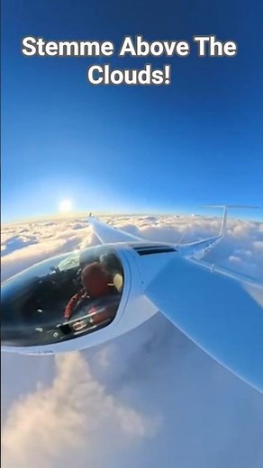 Stemme S12 Cockpit View Above The Clouds