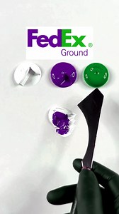 What other logo colors should I mix? 🧐 Mixing FedEx Ground logo colors! | Dalton James