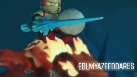 Animated Knight vs Dragon: A Captivating LEGO Adventure