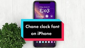 How to Change Clock Font on iPhone Lock Screen