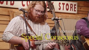 The Special Consensus is a bluegrass band that has achieved a contemporary sound in their four decades of performing, making their music a modern classic. The band is led by Greg Cahill, banjo player and recipient of the prestigious Distinguished Achievement Award from the International Bluegrass Music Association (IBMA) and inducted into the Society for the Preservation of Bluegrass Music in America Hall of Greats, and includes Dan Eubanks (bass), Greg Blake (guitar) and Michael Prewitt (mandol