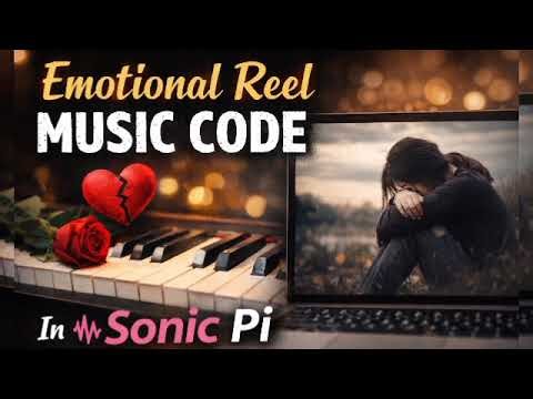 Emotional Reel Music Code | Sad Background Music in Sonic Pi 💔