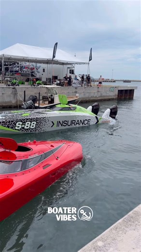 Crowded day at the Key West Powerboat Races as teams prep with inspections and shakedown runs. @raceworldoffshore @xinsurance @xinsurance_sports @goodboyvodka | Boater Vibes