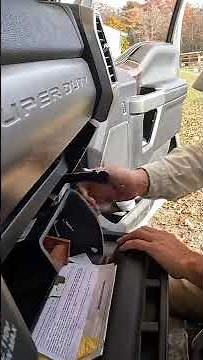 F350 Cabin Air Filter Replacement in 1 Minute