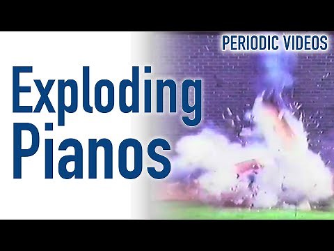 Exploding Pianos - Periodic Table of Videos