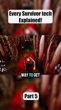 Every Survivor Tech Explained! P5 #dbd #deadbydaylight #gaming #dbdclips