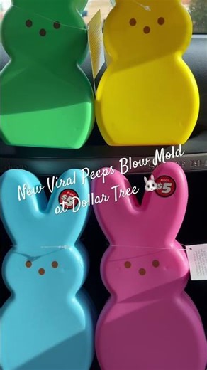 Found The New Viral Peeps Blow Molds ‪@dollartree‬ 🐰