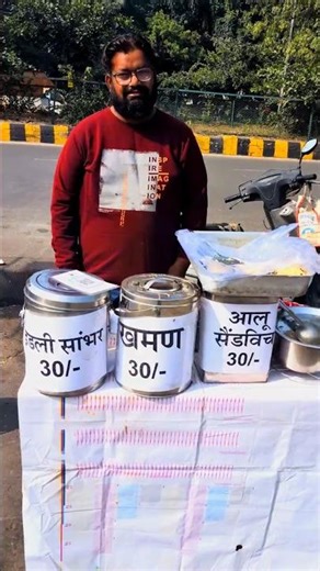 😲🔥Edli sambhar wala Bhaiya jaipur 😍 #chineseburger #shortvideo #food #burgerfi