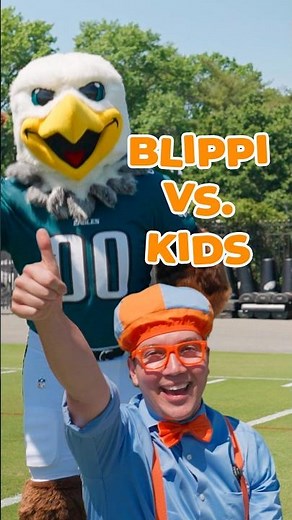 Blippi vs. Kids Football Challenge! 🏈 #blippi #football