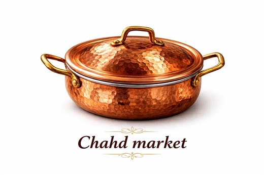 Handmade Hammered Copper Cookware With Lid, Moroccan Kitchen Casserole, Rustic Artisan Dish - Etsy