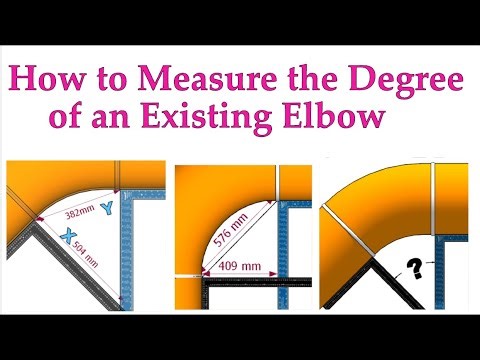 How to Measure the degree of an existing elbow