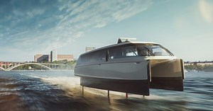 First images released of Candela's P-12 flying electric ferry, beginning operations next year