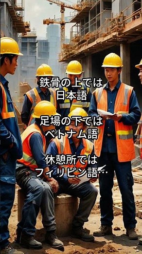 建築あるある６「進む国際化」 #建築現場のリアル #職人あるある #現場の裏側 #建設業界 #技術とプライド #建築現場 #職人 #建設業 #現場作業 #Shorts #現場の裏側 #働く人 #施工