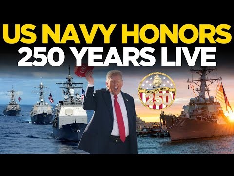 US Navy Parade LIVE | US Navy & Marines Celebrate 250 Years With Historic Parade of Ships | US NEWS