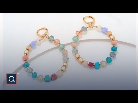 Susan Graver Mixed Media Hoop Earrings | QVC