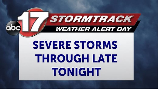 Tracking severe storms and heavy rain tonight