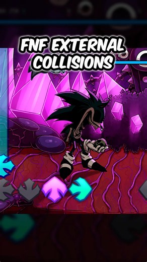 FNF EXTERNAL COLLISIONS LORD X #fnf #fnfmod #sonicexe #shorts