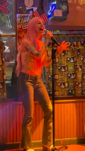 Kid Cadet on Instagram: "I think it's been a year since i've been to a karaoke bar!! so had to sing one of my favorite songs-- MOTHER by DANZIG 🤘🏻"