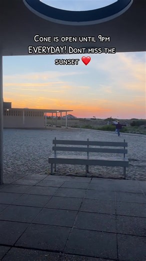 The Cone is open everyday till 9pm now, so come by late at night and get some ice cream. Free parking after 5pm 🙂‍↔️🍦! #scussetbeach #sunsetbeach #love #fypシ゚viral