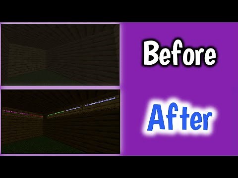Minecraft LED Lights Tutorial (All Versions)