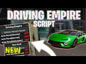 *NEW* Driving Empire Script (PASTEBIN 2024) (RACE AUTOFARM, INF MONEY)