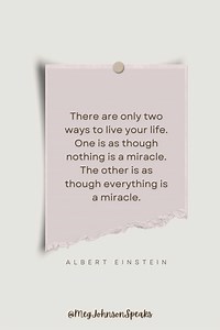 If we’re not exactly sure how to explain something amazing, I think it’s entirely appropriate to give credit to God. This is also appropriate even when we can explain it. #megjohnsonspeaks #miracles #hope #Godslove | Meg Johnson